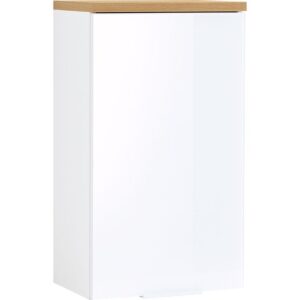 Germania Bílá koupelnová skříňka Pescara 69 x 39 cm s dubovou deskou