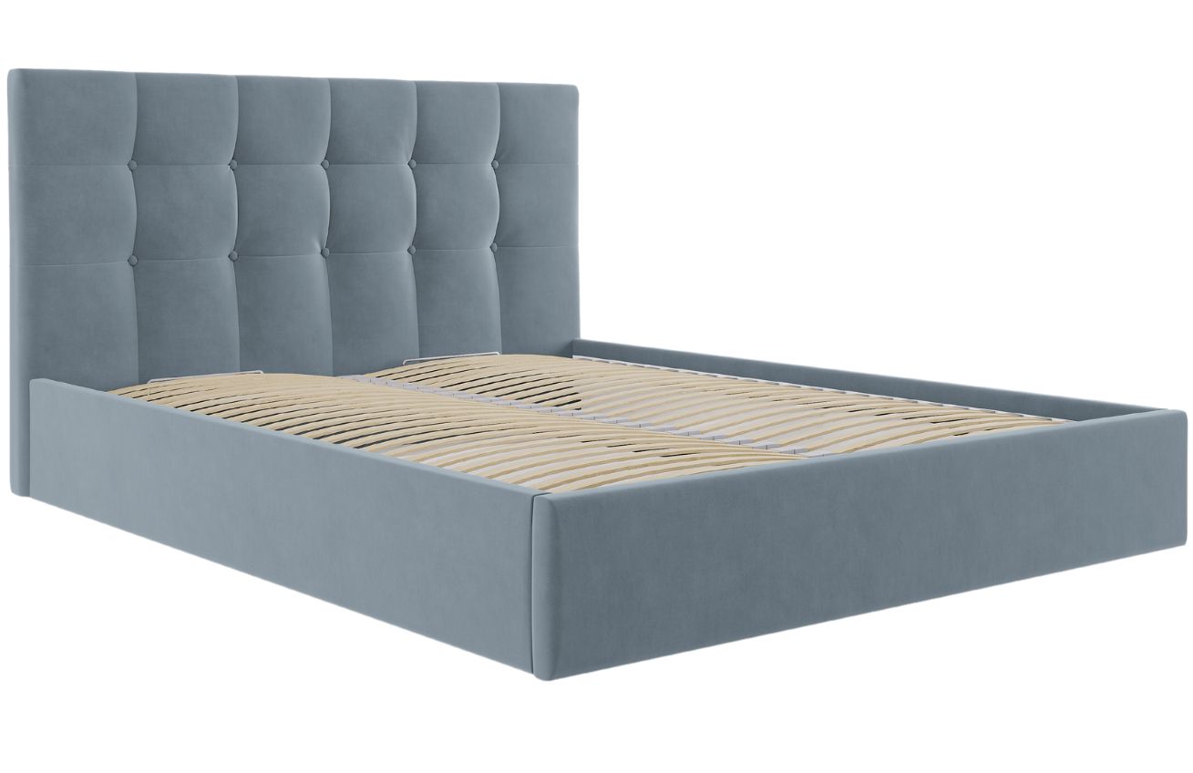 Micadoni Sametová postel Phaedra 160 x 200 cm