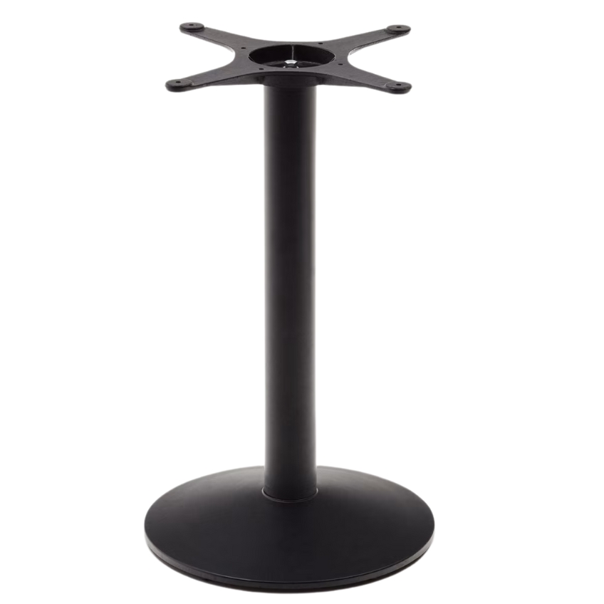 Černá kovová stolová podnož Kave Home Esilda 72 cm
