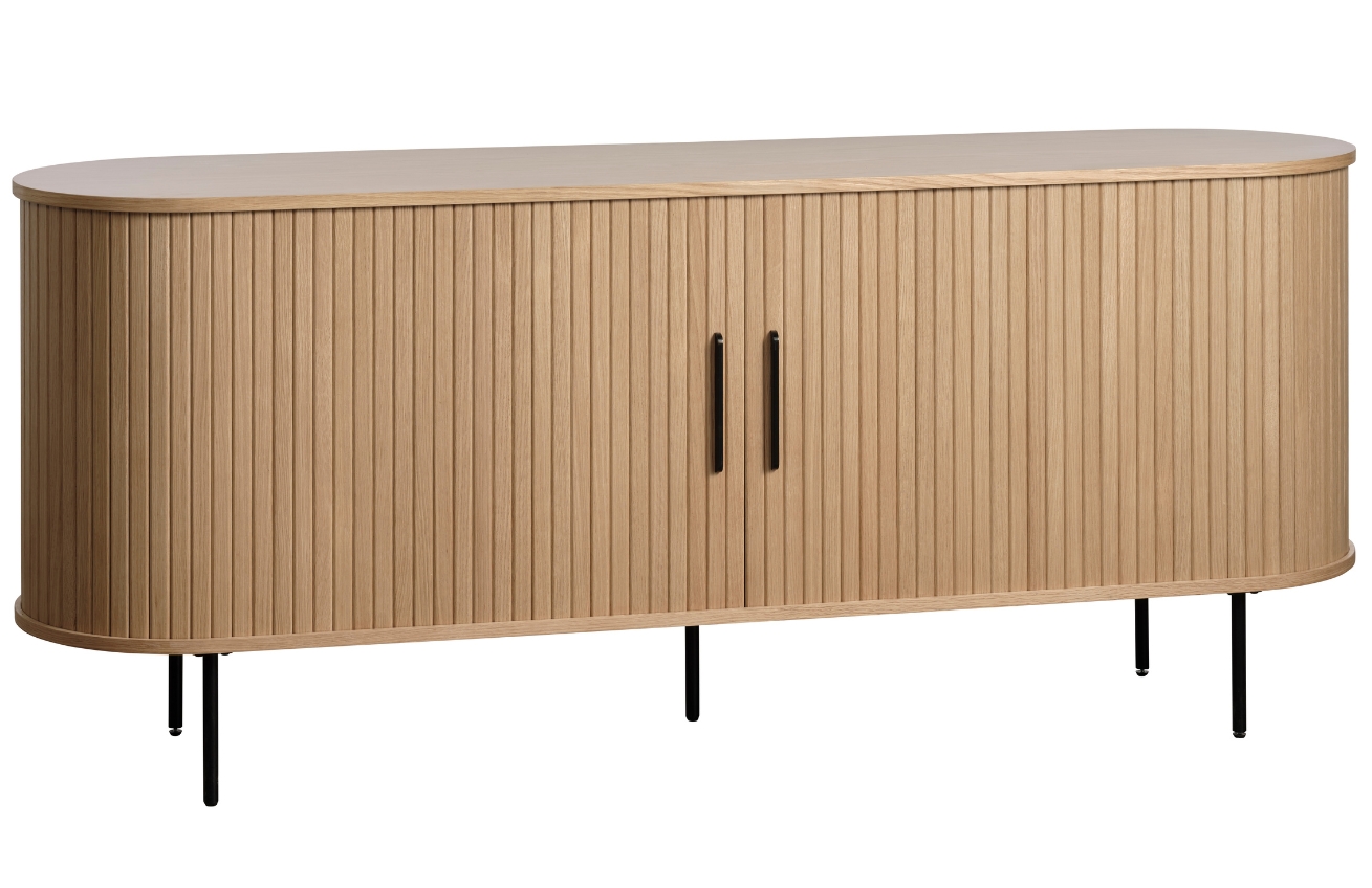 Unique Furniture Dubová komoda Nola 180 x 45 cm