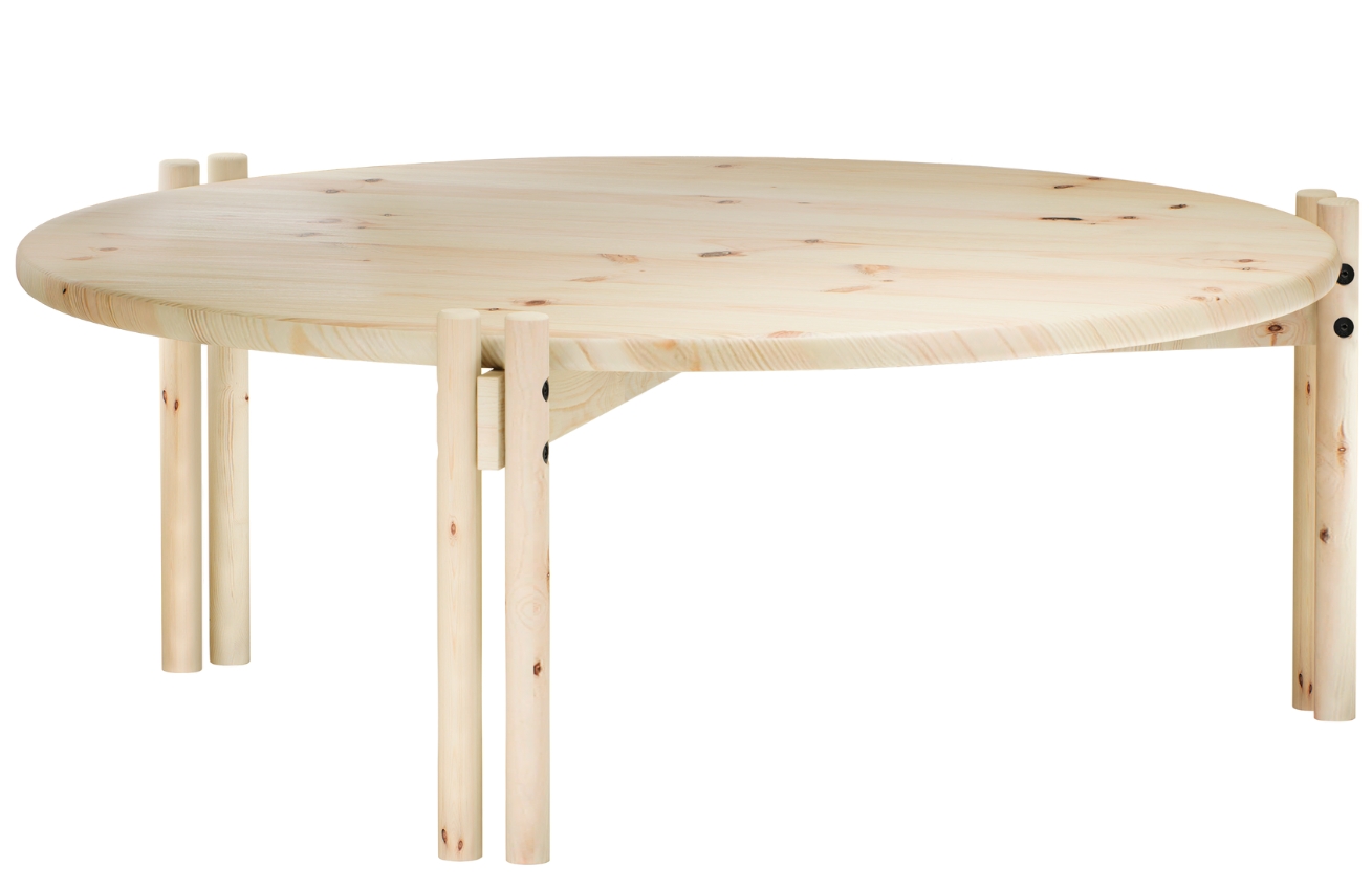 Karup Design Dřevěný konferenční stolek Sticks 80 cm