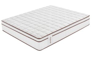 Moonia Pružinová matrace Hybrid White 200 x 200 cm