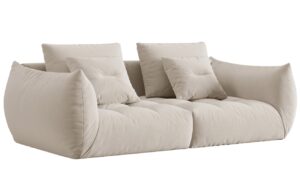 Micadoni Sametová pohovka Bloom 232 cm