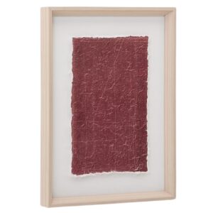 Červený abstraktní obraz Kave Home Durkan 40 x 30 cm