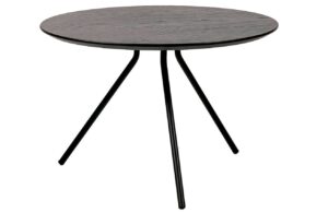 Černý dubový konferenční stolek Somcasa Brian 60 cm