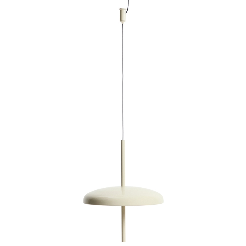 Kave Home Šedé kovové nabíjecí závěsné LED světlo Porte Ø 16 cm