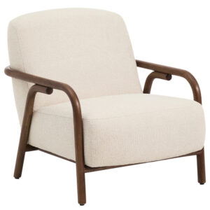 Kave Home Béžové čalouněné křeslo Sylo