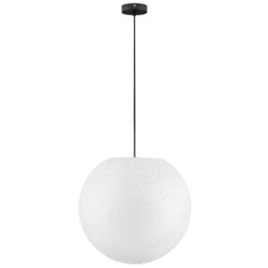 Nova Luce Bílé venkovní závěsné světlo Moon 50 cm