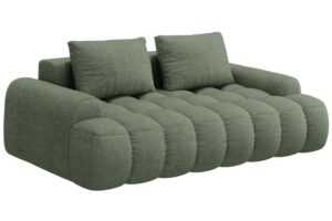 Cosmopolitan Design Zelená trojmístná pohovka Linz 200 cm