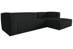 Cosmopolitan Design Antracitově šedá rohová pohovka Mackay 282 cm