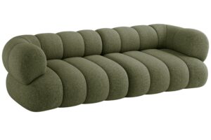 Cosmopolitan Design Zelená čtyřmístná pohovka Koge 240 cm