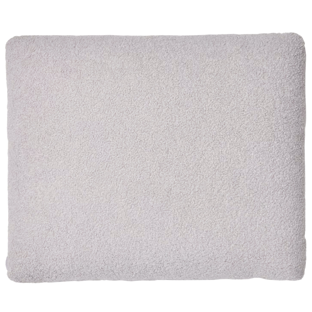 Kave Home Šedý bouclé polštář Martina 52 x 60 cm