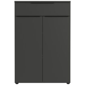 Germania Tmavě šedá kancelářská skříň Mailand 120 x 81 cm se zásuvkou