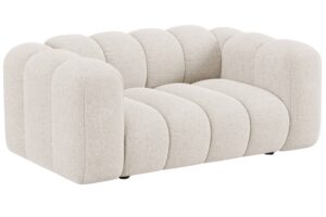 Micadoni Světle béžová dvoumístná pohovka Lupine 170 cm