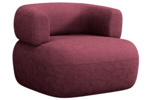 Windsor & Co Bordově červené křeslo Aldrin