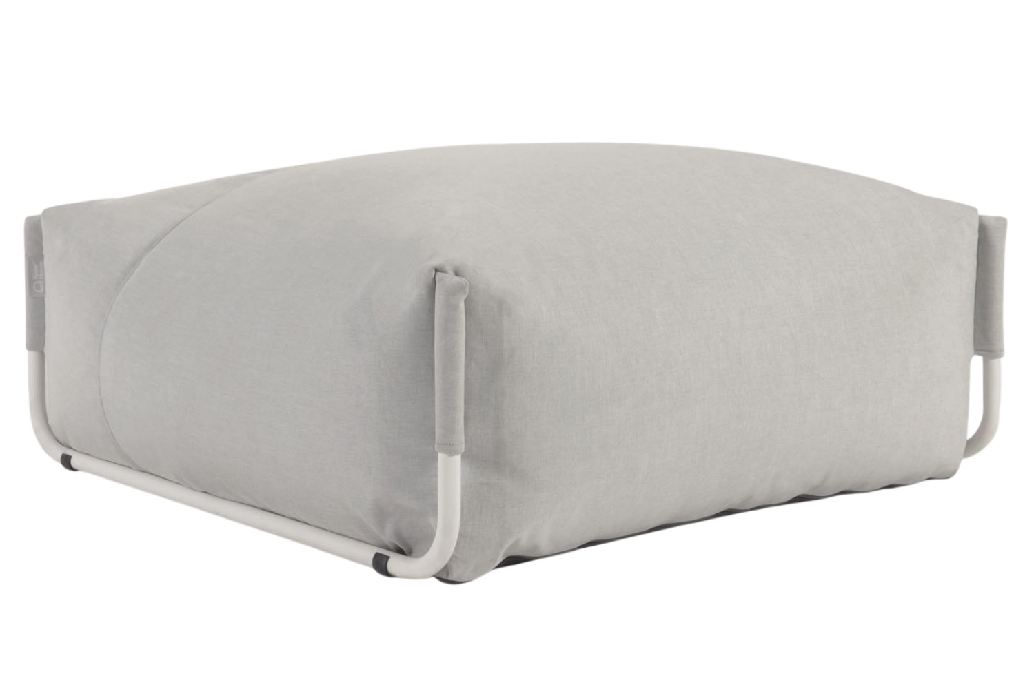 Kave Home Světle šedý zahradní modul/podnožka Square 101 x 101 cm