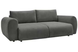 Bobochic Paris Šedá rozkládací pohovka Lucien 257 cm