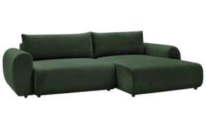 Bobochic Paris Zelená rozkládací pohovka Lucien 314 cm