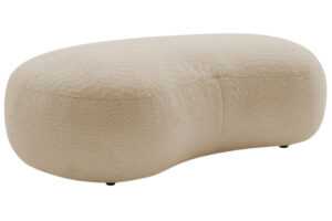Bobochic Paris Béžová bouclé podnožka Saint-Germain 147 x 90 cm