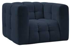 Bobochic Paris Tmavě modré křeslo Ulysse