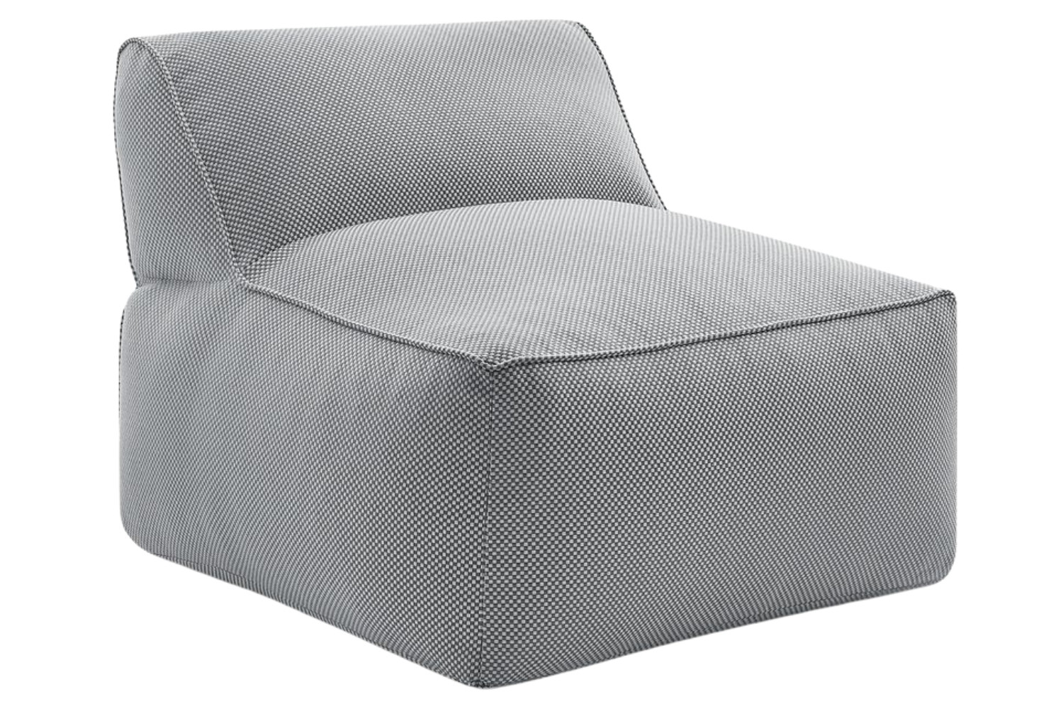 Bobochic Paris Světle šedé zahradní křeslo Riviera