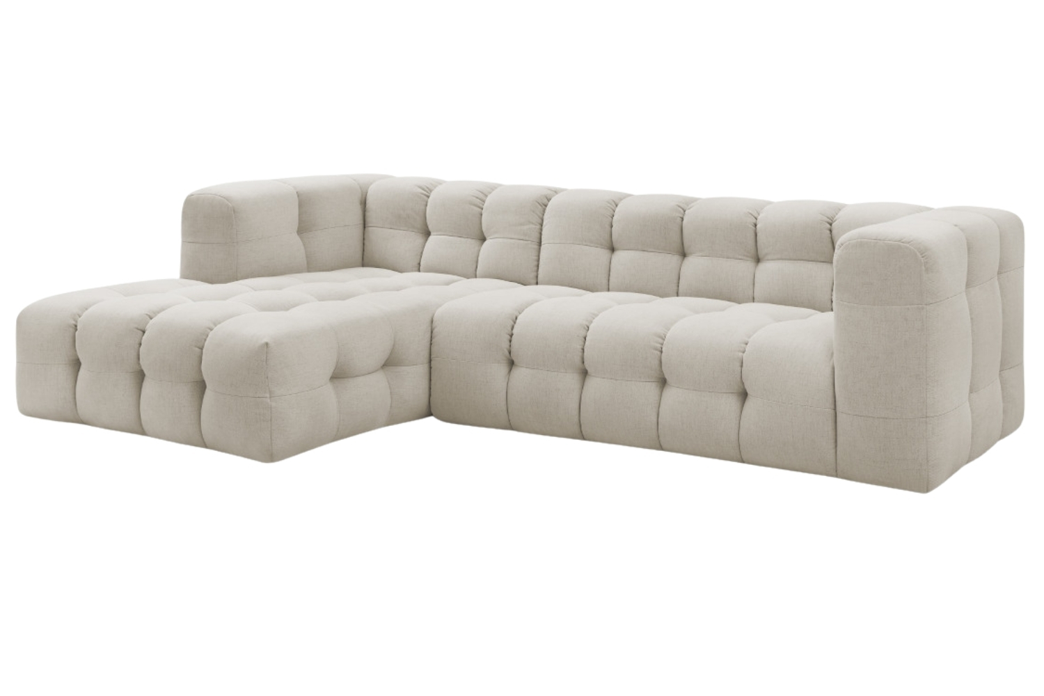 Bobochic Paris Béžová rohová pohovka Cloud 288 cm