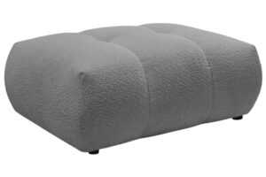 Bobochic Paris Šedá bouclé podnožka Fuji 112 x 80 cm