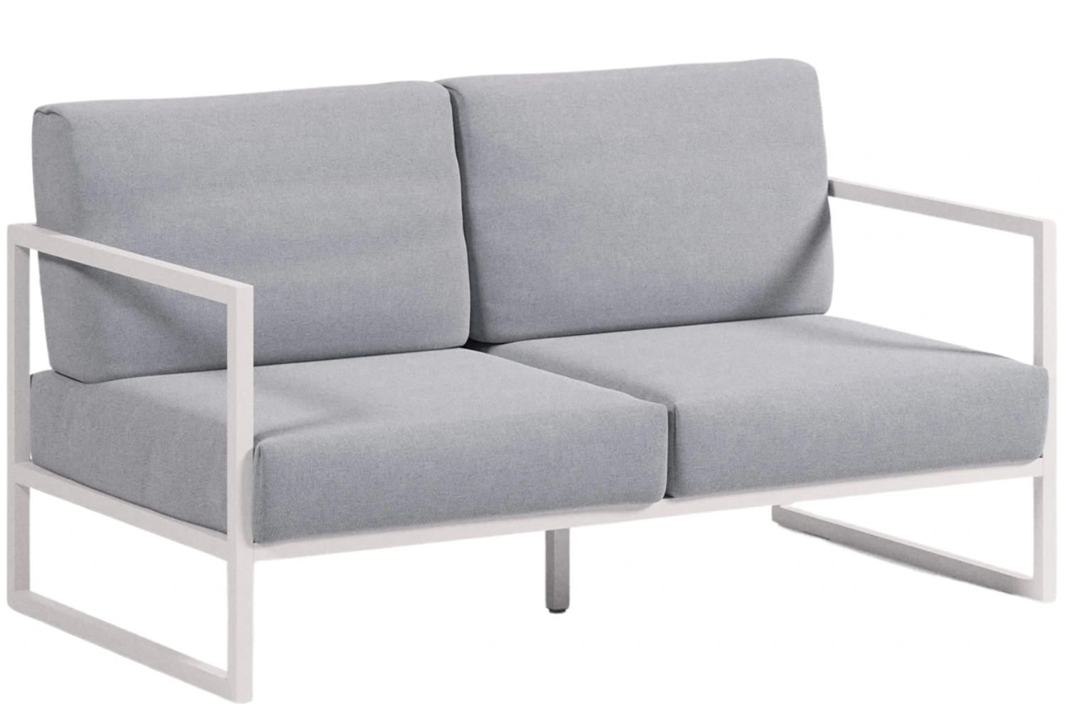 Kave Home Modro-bílá zahradní pohovka Comova 152 cm