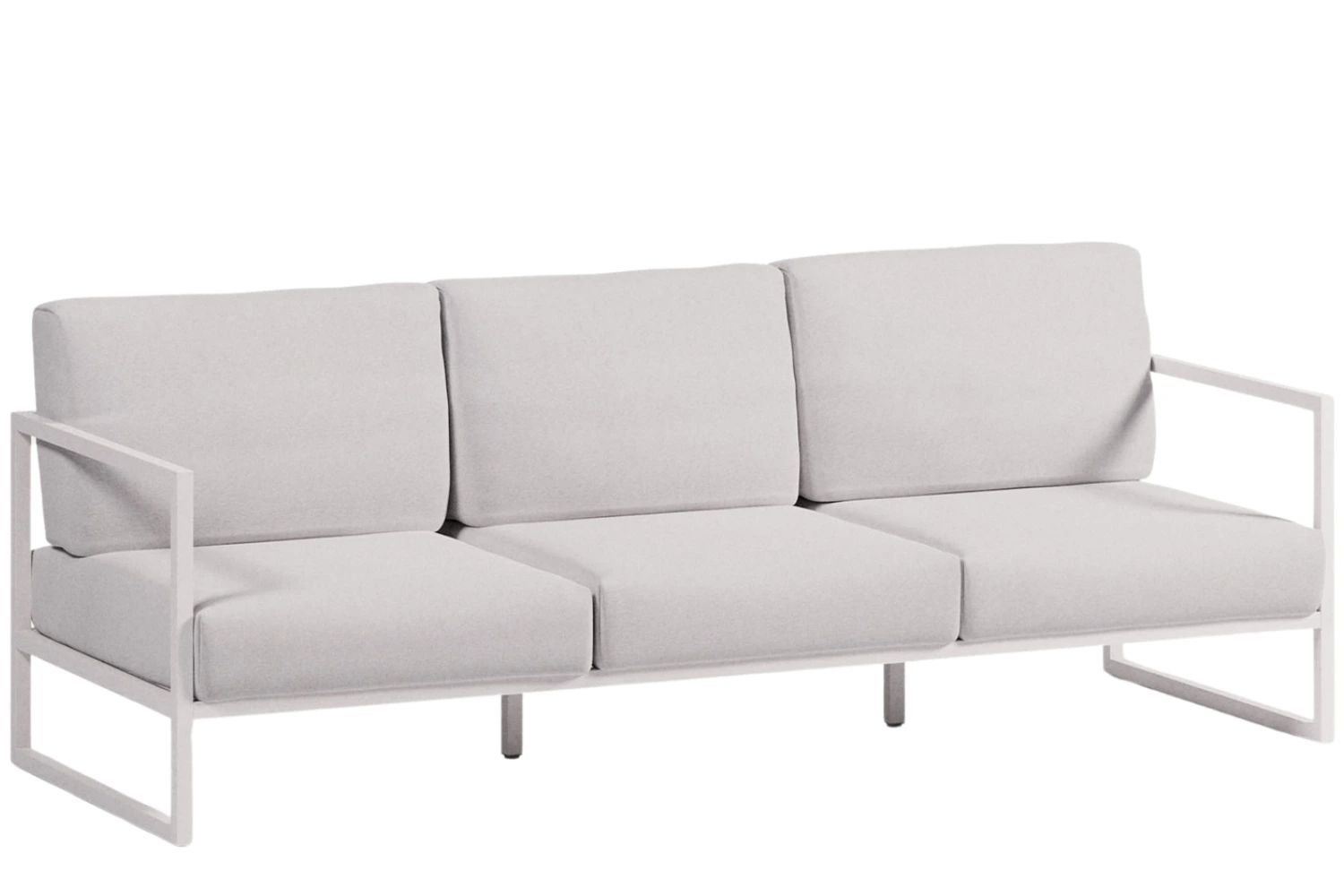 Kave Home Bílá zahradní pohovka Comova 225 cm