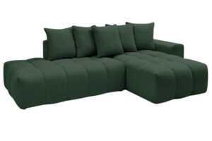 Bobochic Paris Zelená rohová pohovka Mont-Blanc 313 cm