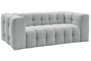 Bobochic Paris Světle šedá rozkládací pohovka Cloud 228 cm