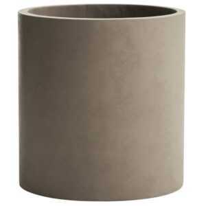 Kave Home Šedý cementový zahradní květináč Aiguablava 55 x 52 cm