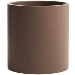 Kave Home Hnědý cementový zahradní květináč Aiguablava  55 x 52 cm