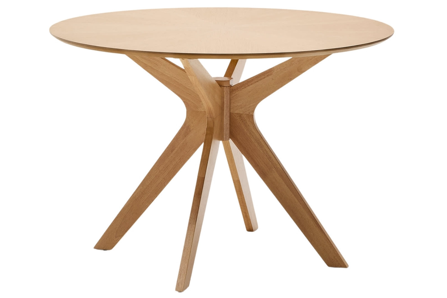 Kave Home Dubový jídelní stůl Naanim ⌀ 100 cm