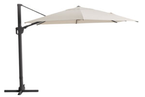 Kave Home Béžovo-šedý slunečník Noli  300 x 420 cm