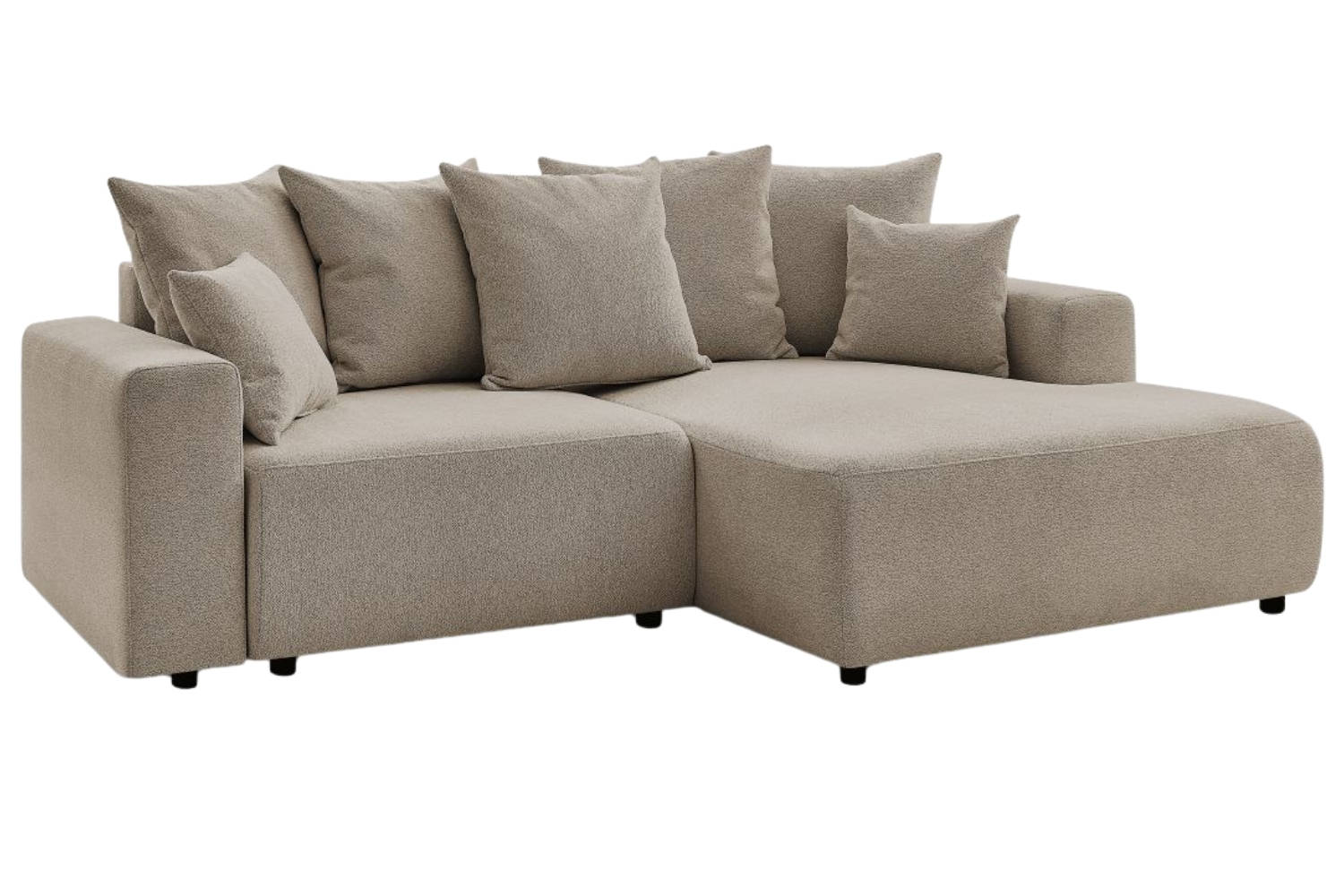 Bobochic Paris Světle hnědá rozkládací pohovka Atilla 244 cm