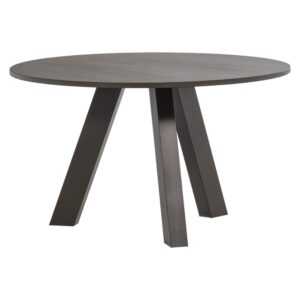 WOOOD Hnědý dubový kulatý jídelní stůl Rhonda ø 129 cm