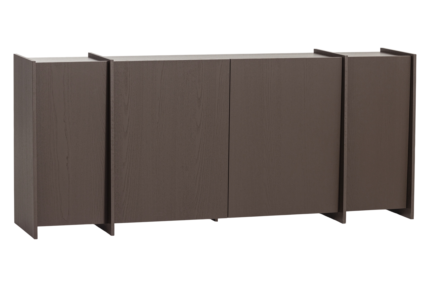 WOOOD Hnědá dřevěná komoda Brock 200 x 44 cm