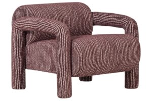 WOOOD Červené křeslo Lenny