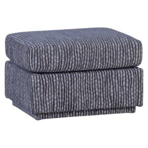 WOOOD Modrošedá podnožka Lou 60 x 50 cm