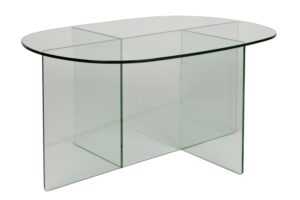 Zuiver Skleněný konferenční stolek LINEA 80 x 60 cm