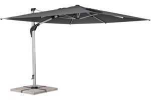 Bizzotto Šedý slunečník Aries 300 x 300 cm