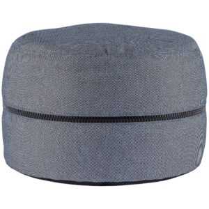Bizzotto Modrý zahradní puf Gulizar Ø 50 cm
