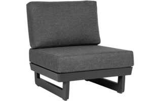 Bizzotto Šedé zahradní křeslo Infinity