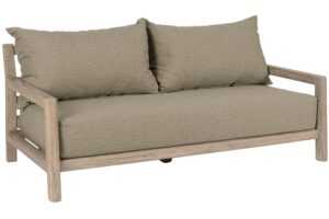 Bizzotto Dřevěná zahradní pohovka Maynard 180 cm s polštáři