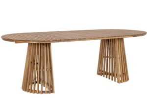 Bizzotto Dřevěný zahradní jídelní stůl Rodano 220 x 100 cm