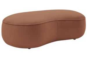 Bobochic Paris Terakotově oranžová podnožka Saint-Germain 147 x 90 cm