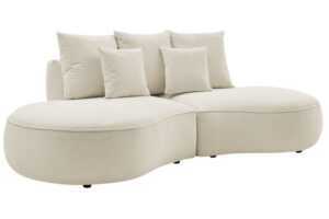 Bobochic Paris Béžová trojmístná pohovka Saint-Germain 260 cm