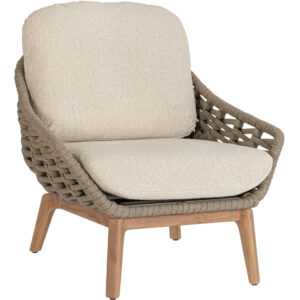 Bizzotto Béžovo - hnědé zahradní křeslo Tamires