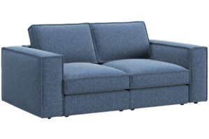 Micadoni Tmavě modrá dvoumístná pohovka Pola 206 cm